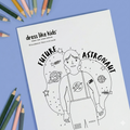 Future Careers Coloring Pages — Digital Download