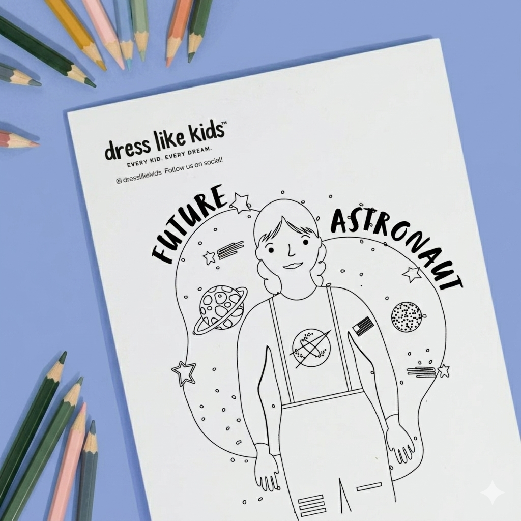 Future Careers Coloring Pages — Digital Download