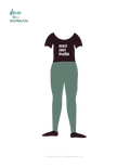 Paper Doll Outfit, Black Lives Matter Activist