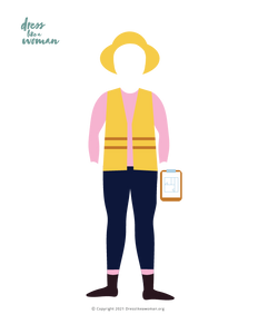 Paper Doll Outfit, Construction Manager