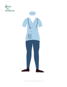 Paper Doll Outfit, Frontline Worker