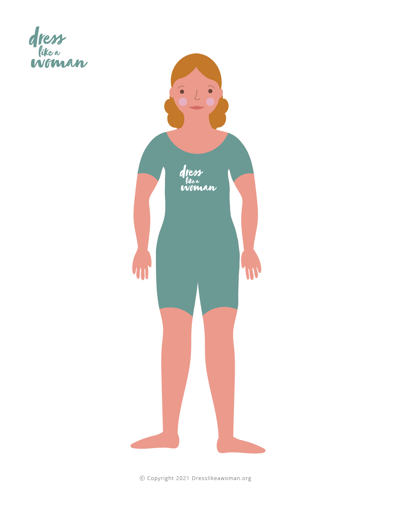 Dress Like a Woman Paper Doll, Maeve