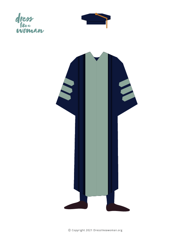 Paper Doll Outfit, PhD Candidate