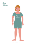 Dress Like a Woman Paper Doll, Piper