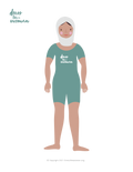 Dress Like a Woman Paper Doll, Sadia