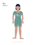 Dress Like a Woman Paper Doll, Tam