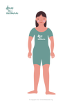 Dress Like a Woman Paper Doll, Zoe